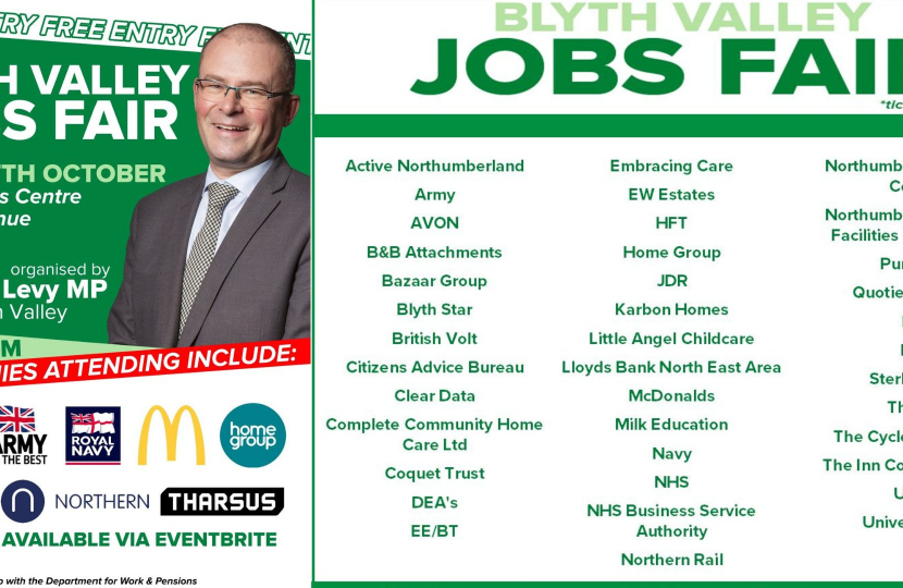 Blyth Valley Jobs Fair 2022