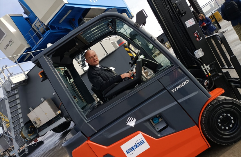 Ian Levy at Port of Blyth