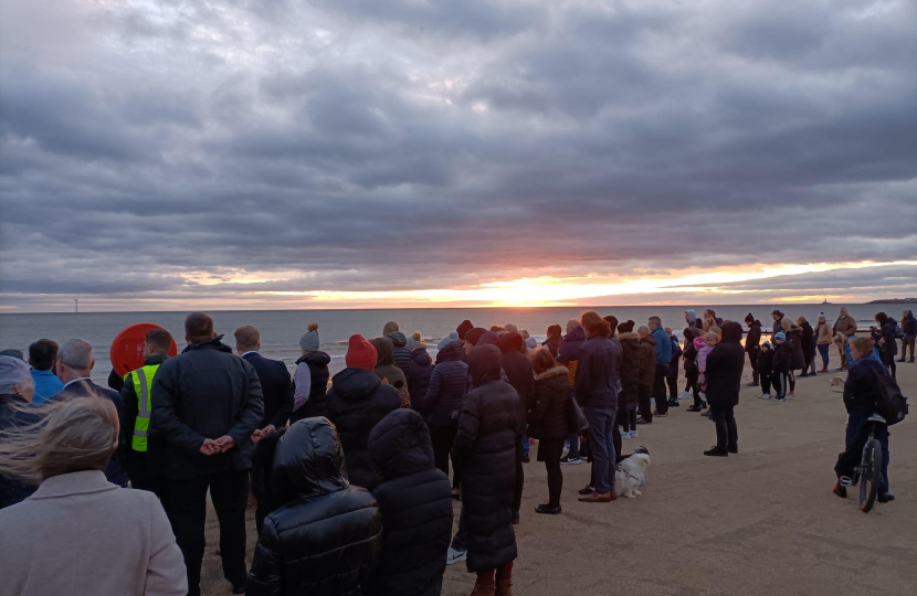 Remembrance Day at the beach