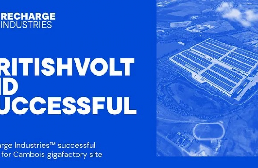 Recharge Industries Acquire British Volt