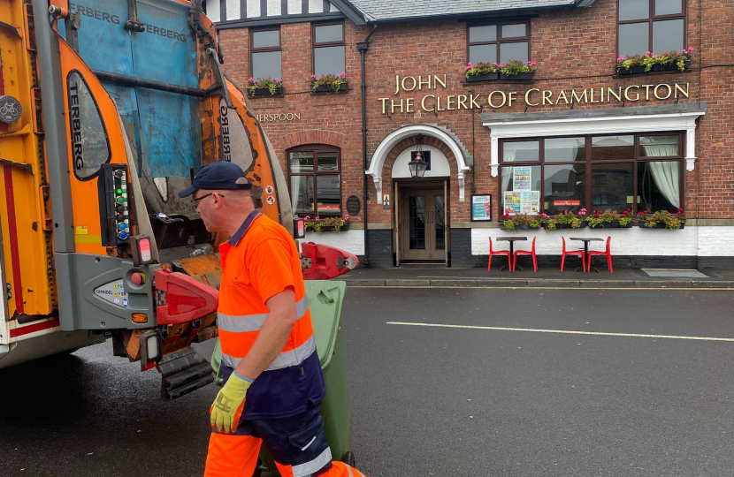 Ian Levy MP on the bin wagons in Cramlington