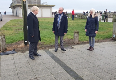 Boris visits Blyth Valley